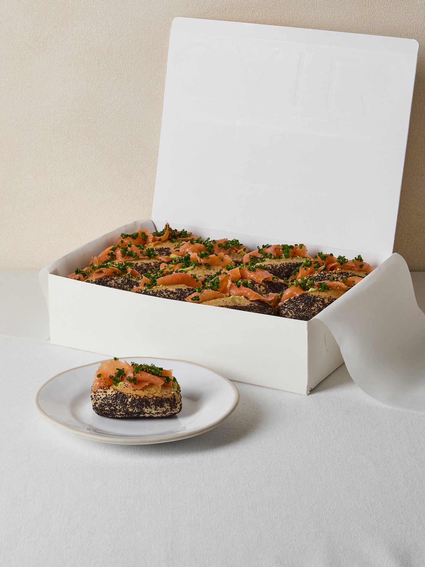 12 Mini Smoked Salmon Sandwiches | GAIL's Bakery