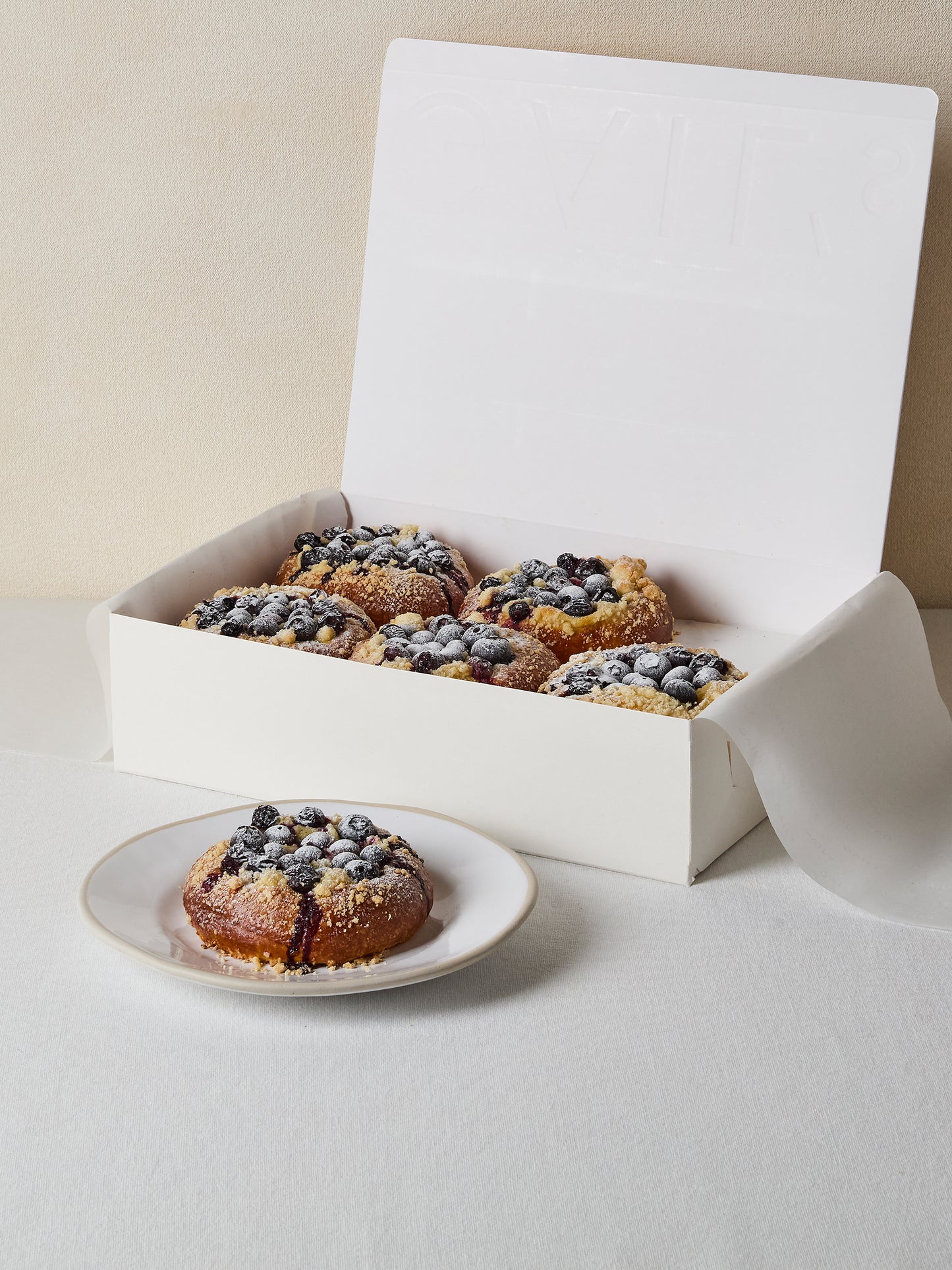 6 Blueberry & Vanilla Custard Brioches | GAIL's Bakery
