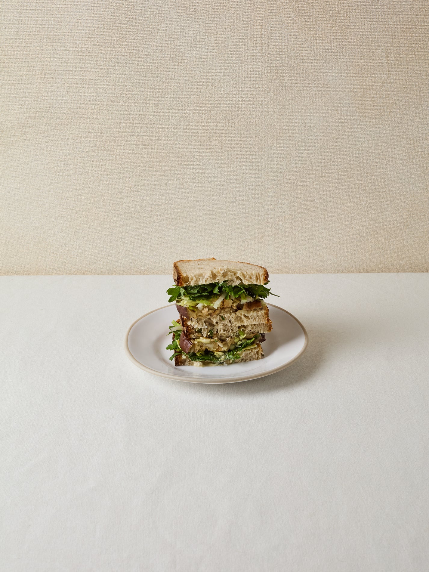 Aubergine, Crunchy Slaw & Herbs | GAIL's Bakery