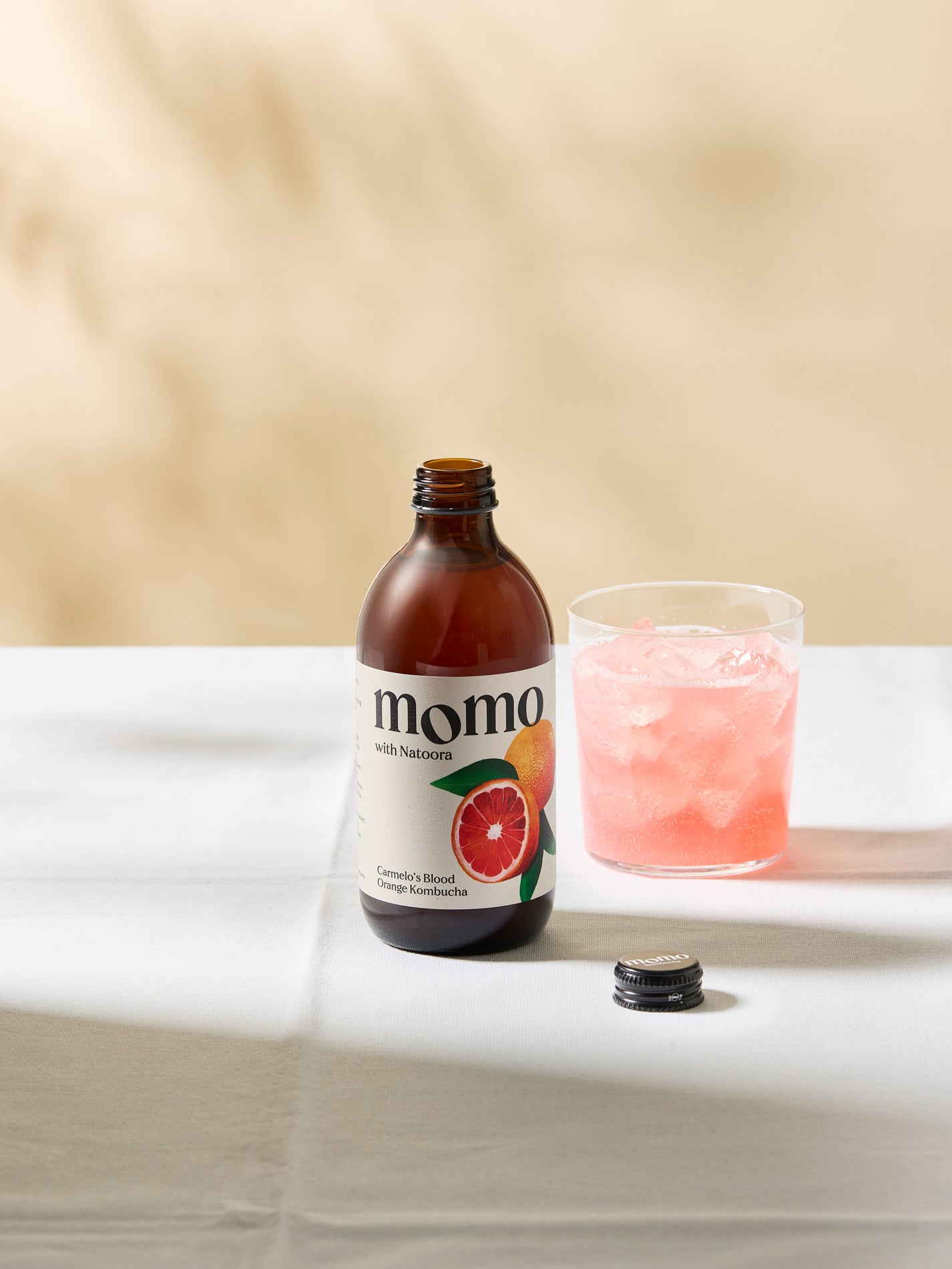 Momo Blood Orange Kombucha | GAIL's Bakery