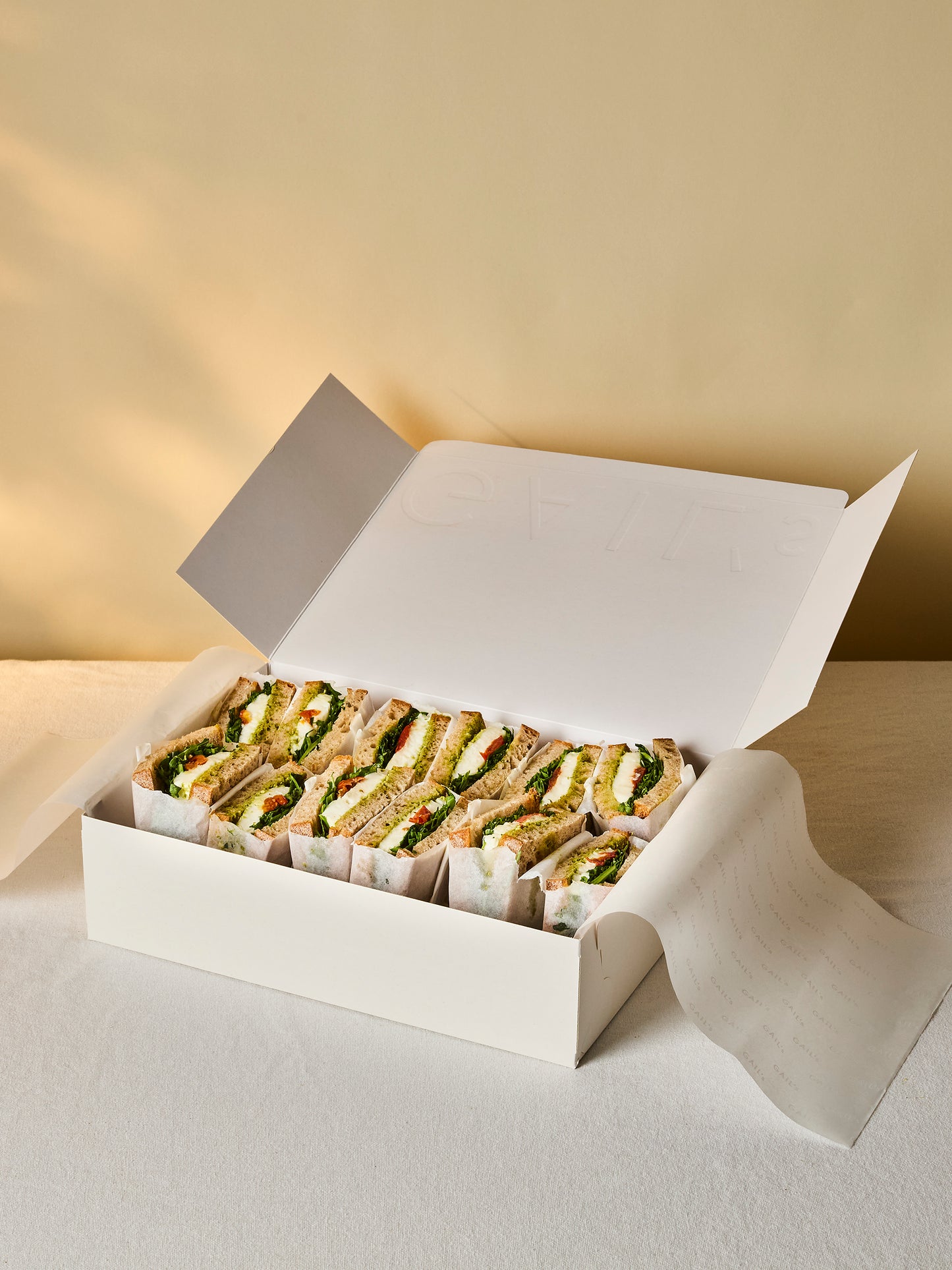 12 Mozzarella & Pesto Halves | GAIL's Bakery